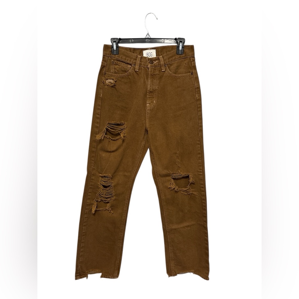 BDG Women’s‎ Brown Distressed Cowboy Jeans Size: 28